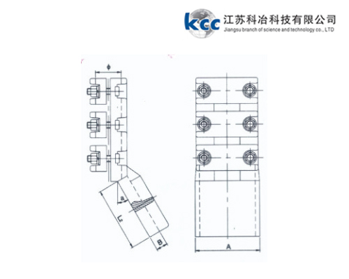 上海耐热导线/大截面导线螺栓型设备线夹